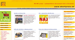Desktop Screenshot of abartpress.sk