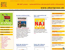 Tablet Screenshot of abartpress.sk